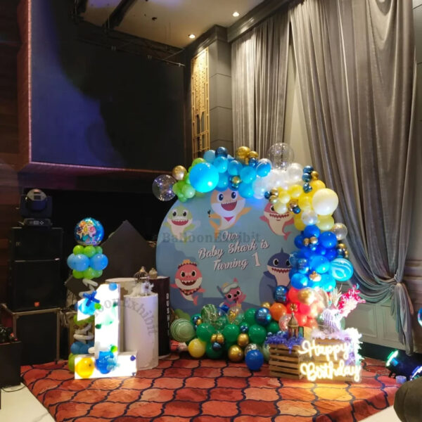 Aqua Theme Ring Decoration