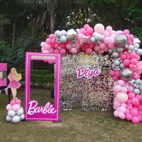 Barbie Theme Girl Birthday decoration