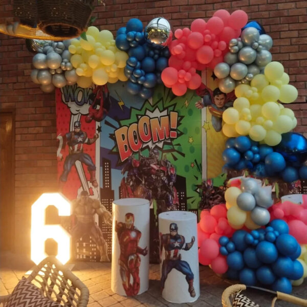 Avenger Theme Birthday Party Decoration
