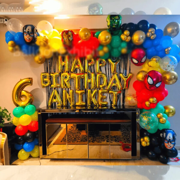 Superhero Avenger Theme Birthday Decoration At home-Delhi