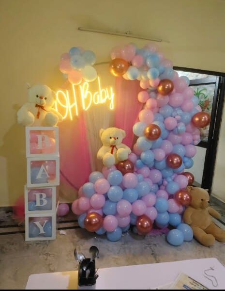 Oh Baby Decoration Ring Setup